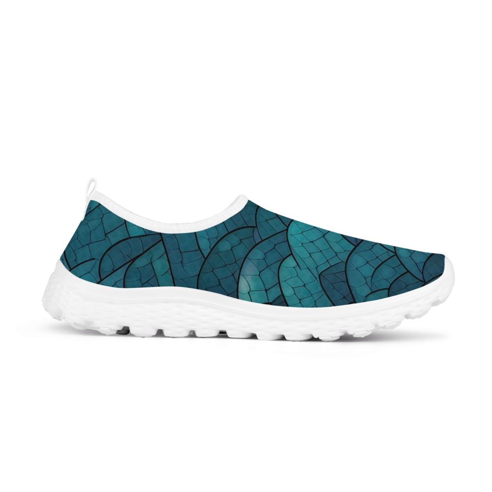 Fish Scales Design Women’s Mesh Running Shoes