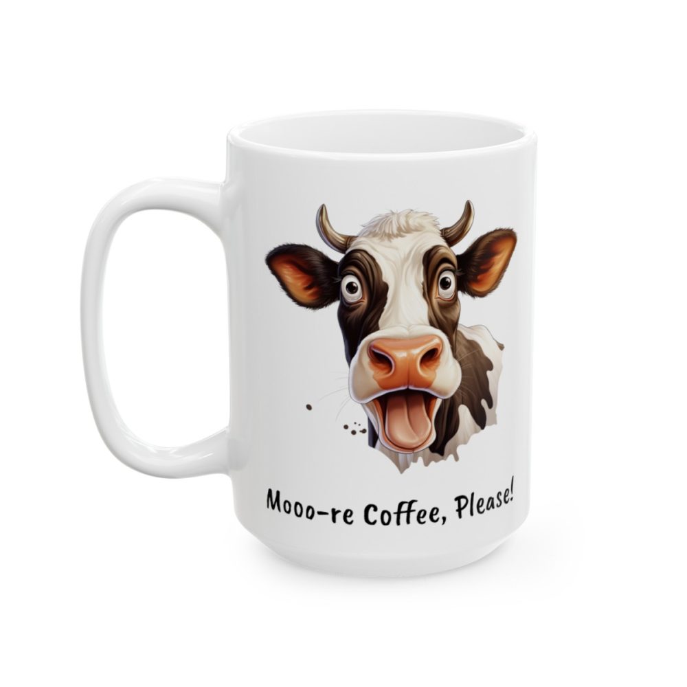 Funny Cow Face – Two Sided Mug