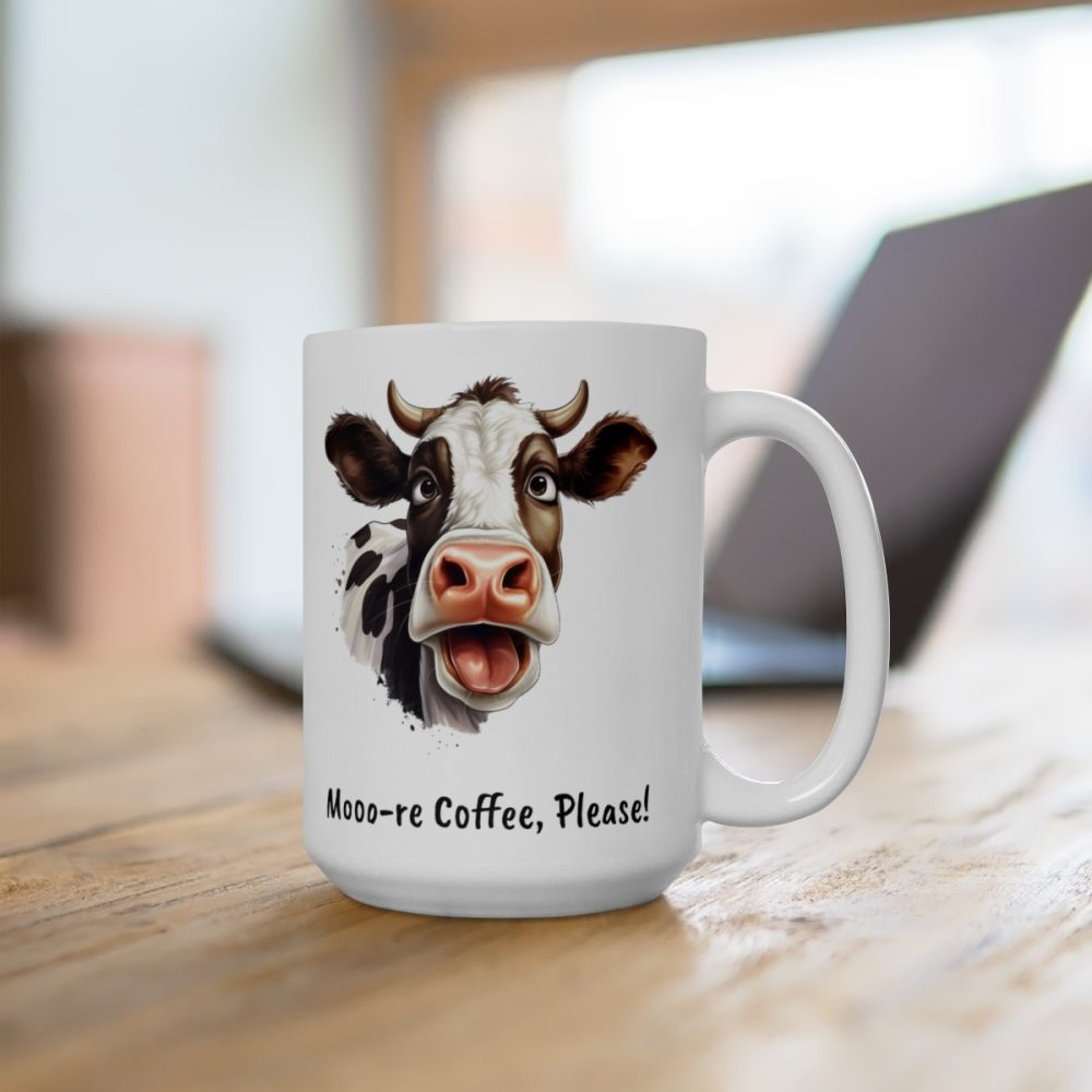 Funny Cow Face – Two Sided Mug