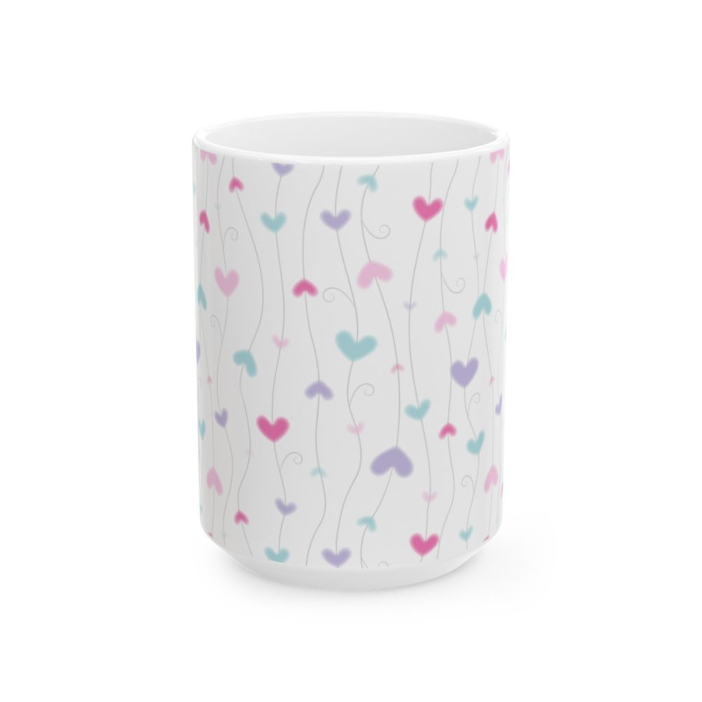 Lovely Pastel Hearts Coffee Mug