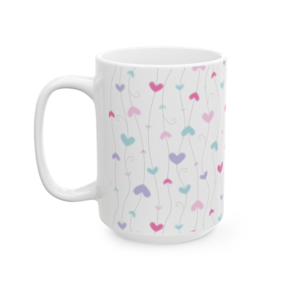 Lovely Pastel Hearts Coffee Mug