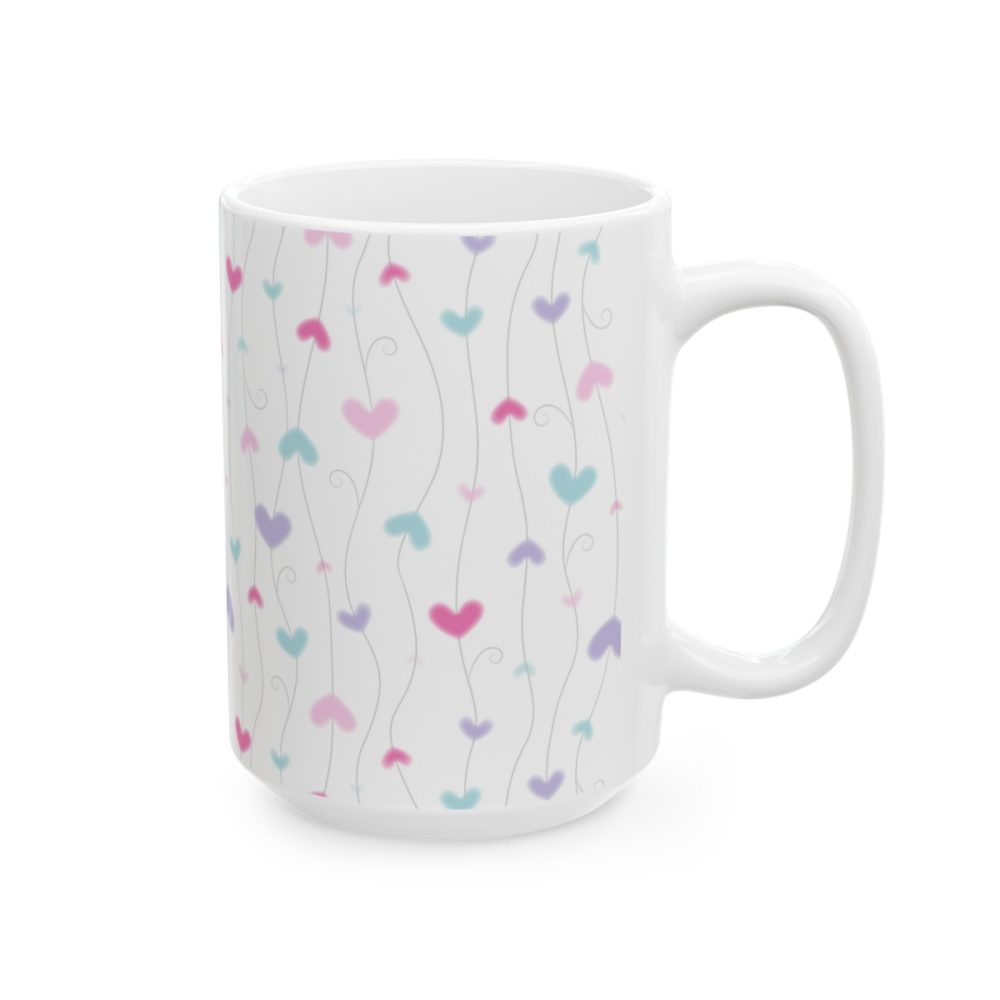 Lovely Pastel Hearts Coffee Mug