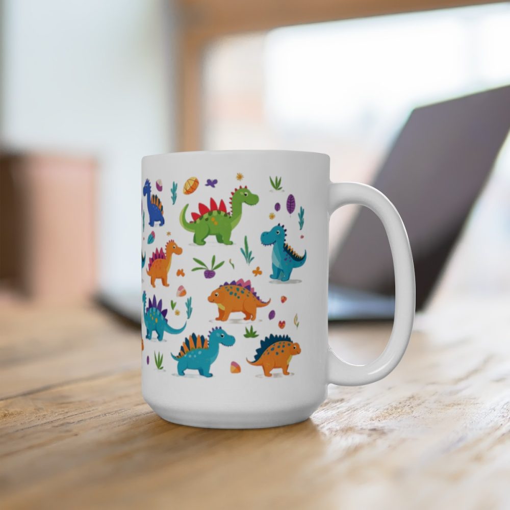 Lovely Colorful Dinosaurs Mug