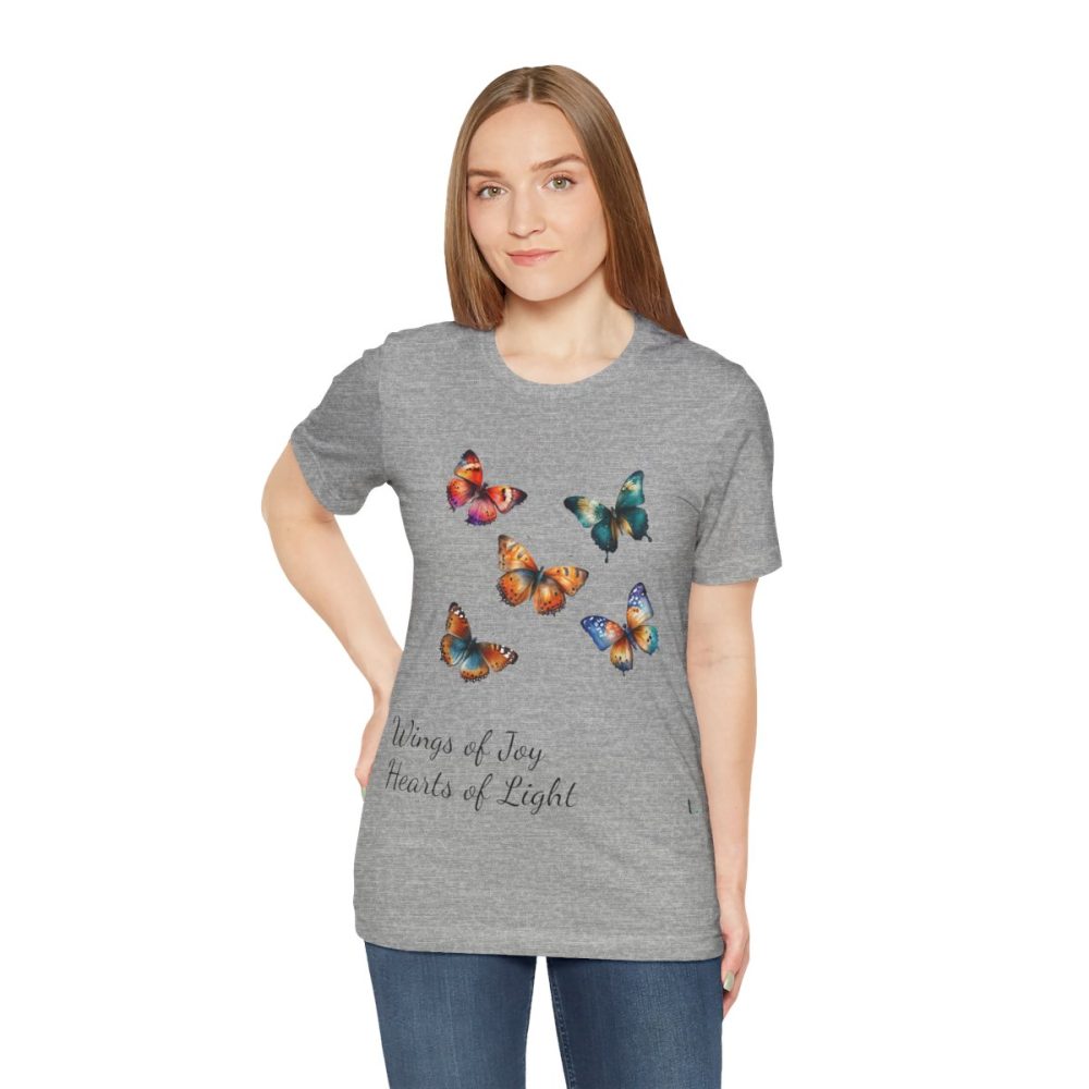 Colorful Watercolor Butterflies – Unisex T-shirt