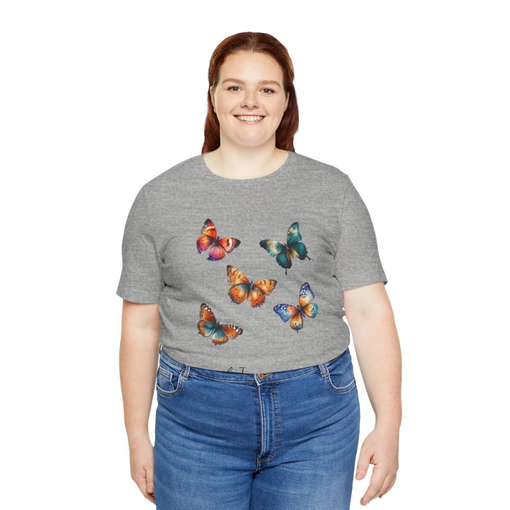 Colorful Watercolor Butterflies – Unisex T-shirt