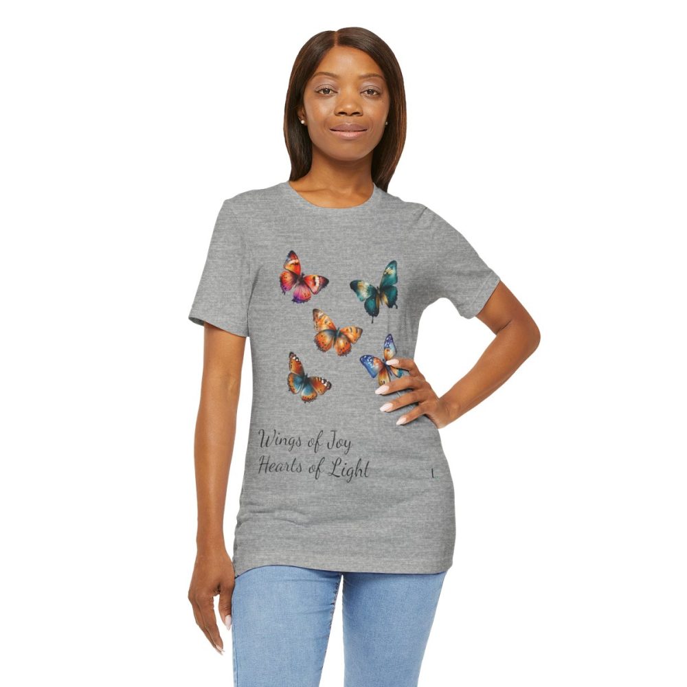 Colorful Watercolor Butterflies – Unisex T-shirt