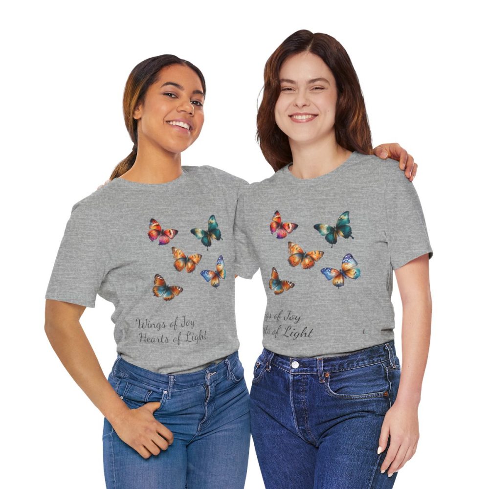 Colorful Watercolor Butterflies – Unisex T-shirt