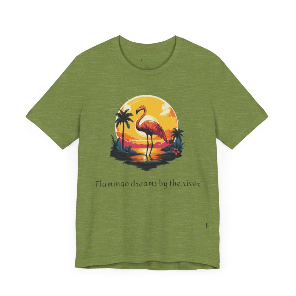 Flamingo Sunset – Unisex T-shirt