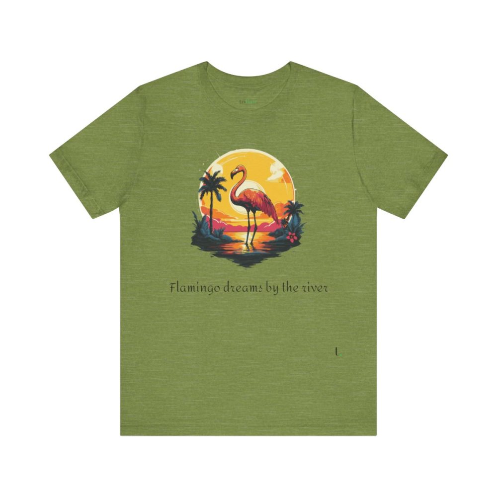 Flamingo Sunset – Unisex T-shirt