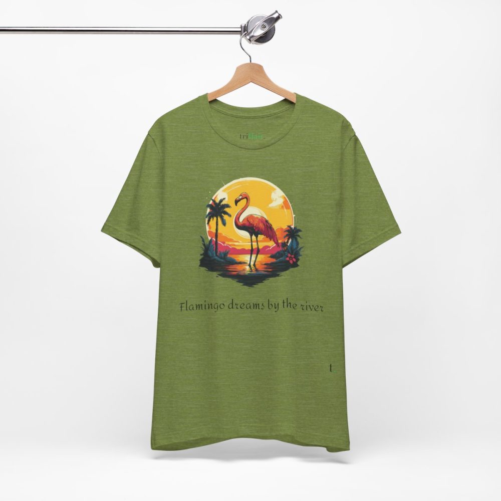 Flamingo Sunset – Unisex T-shirt