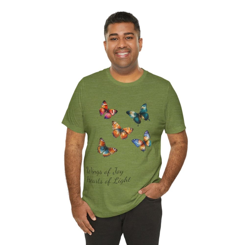 Colorful Watercolor Butterflies – Unisex T-shirt