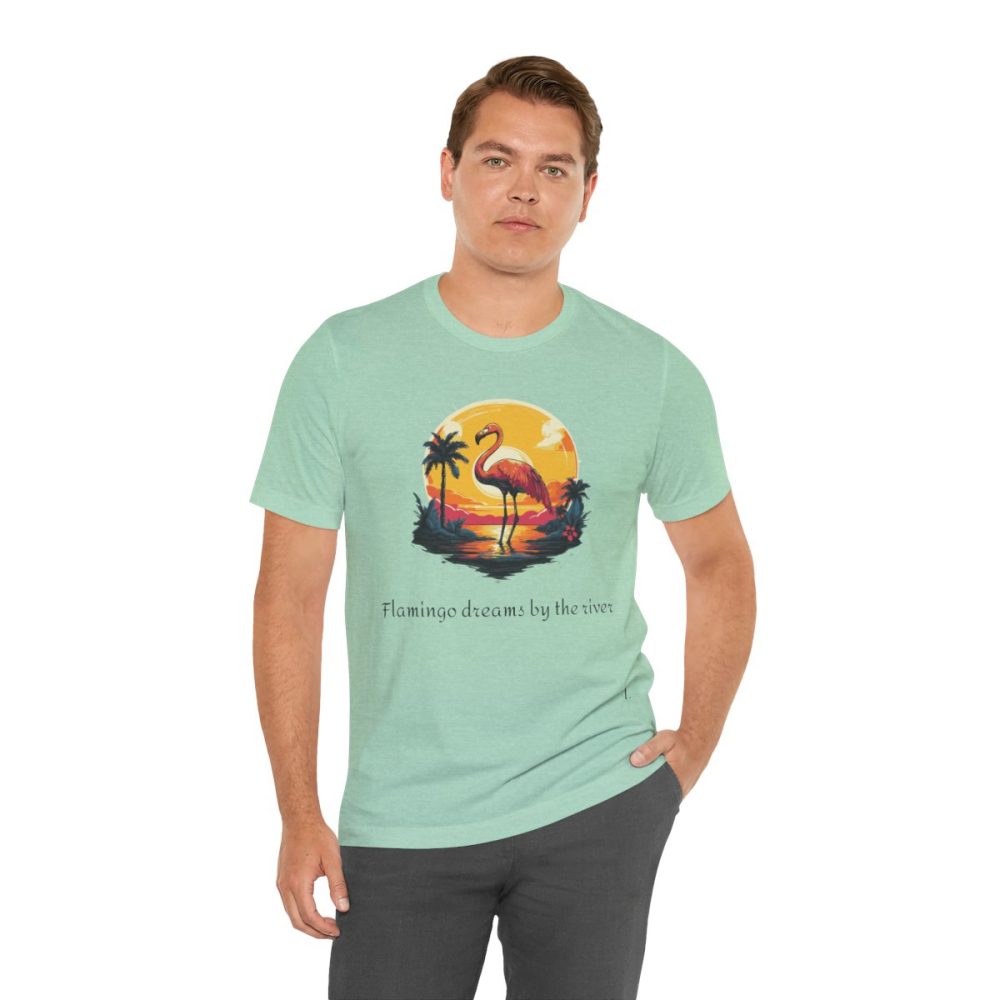 Flamingo Sunset – Unisex T-shirt