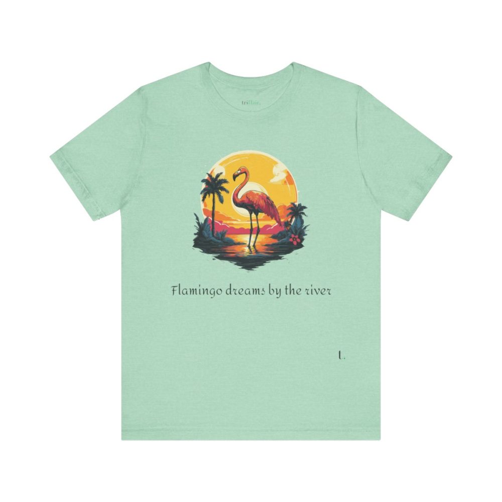 Flamingo Sunset – Unisex T-shirt