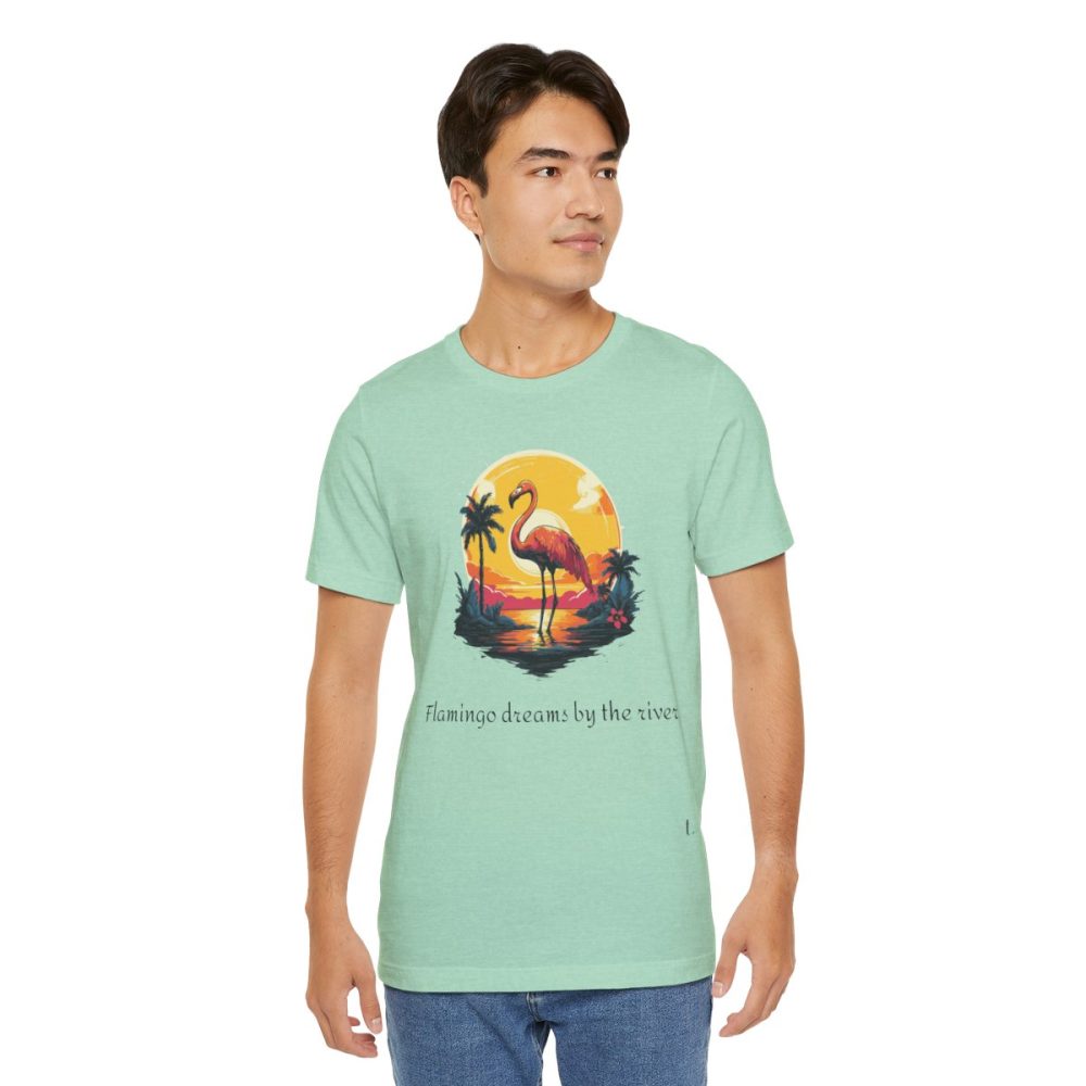 Flamingo Sunset – Unisex T-shirt