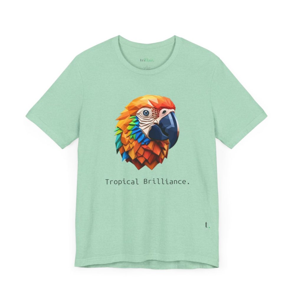 Tropical Brilliance – Colorful Parrot Unisex T-shirt