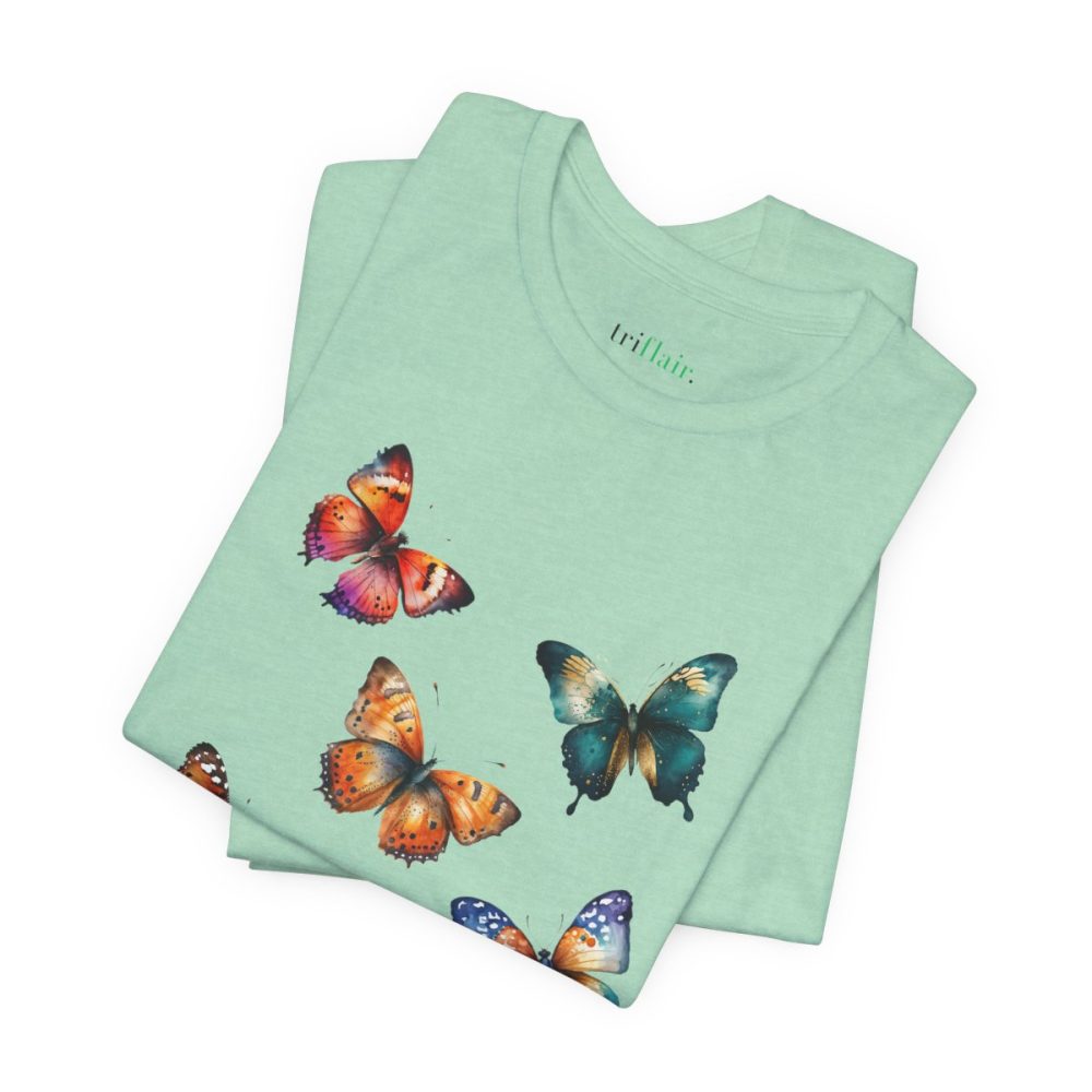 Colorful Watercolor Butterflies – Unisex T-shirt