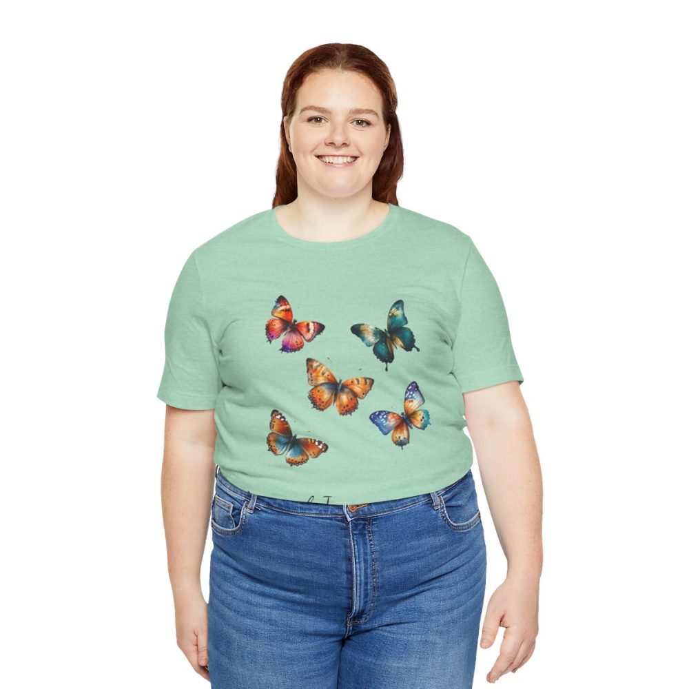 Colorful Watercolor Butterflies – Unisex T-shirt