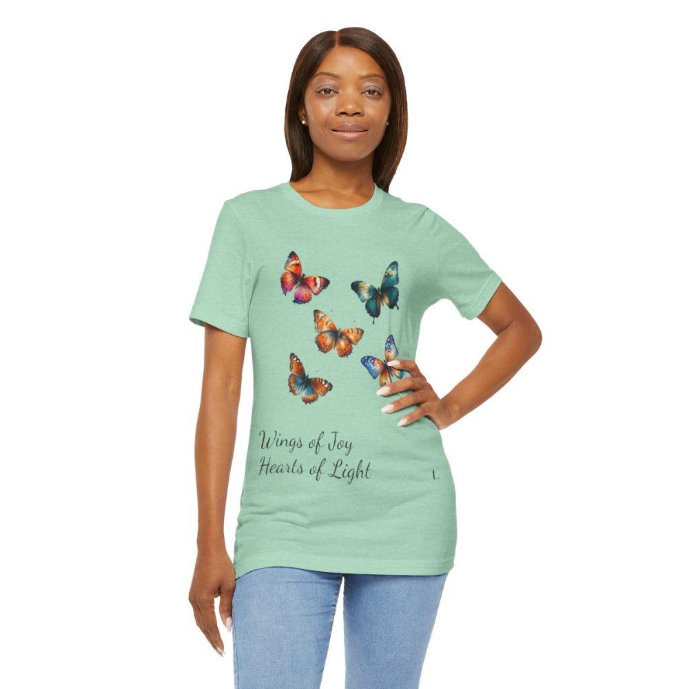 Colorful Watercolor Butterflies – Unisex T-shirt