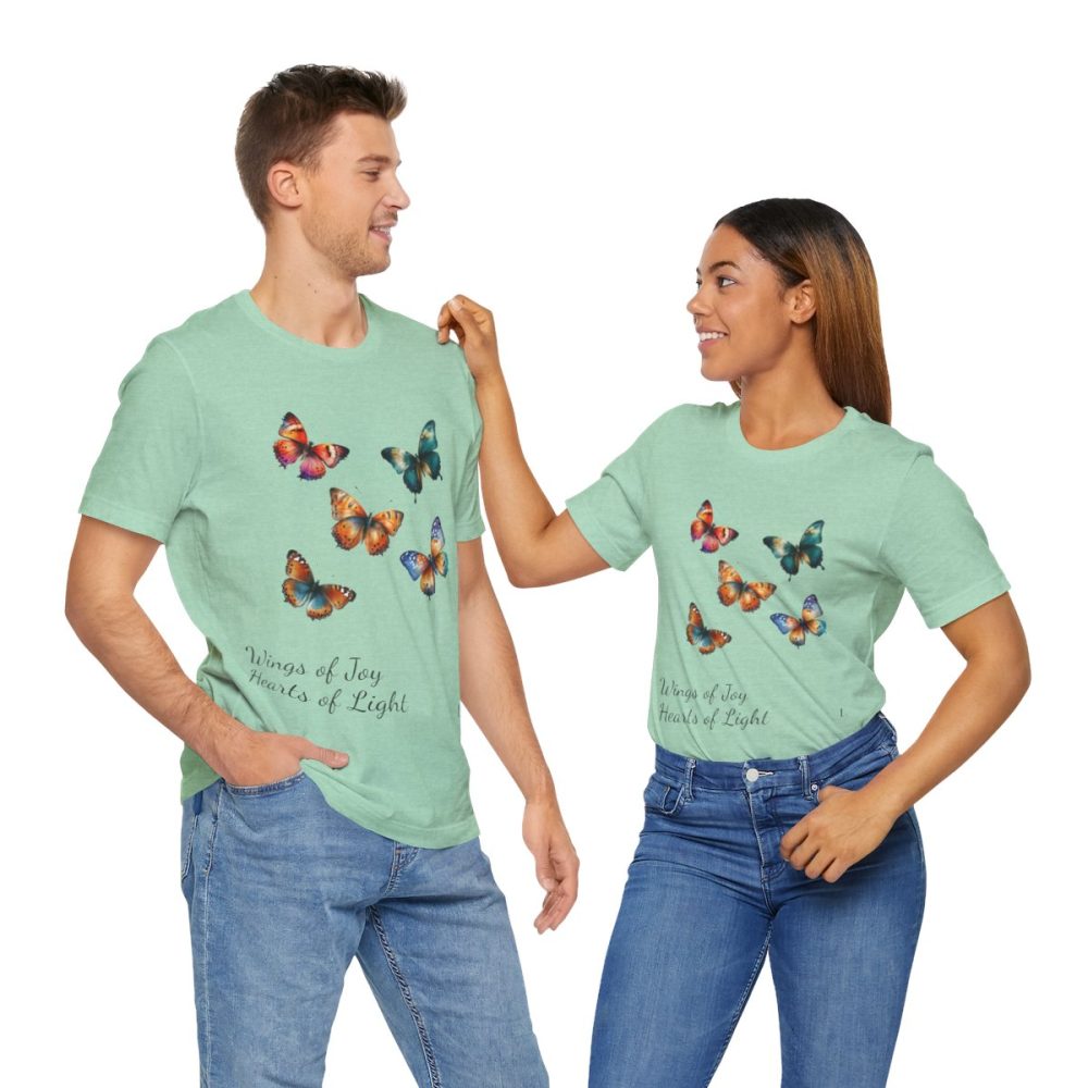 Colorful Watercolor Butterflies – Unisex T-shirt