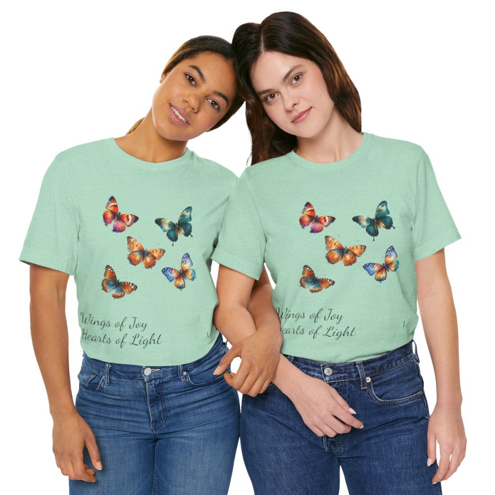 Colorful Watercolor Butterflies – Unisex T-shirt