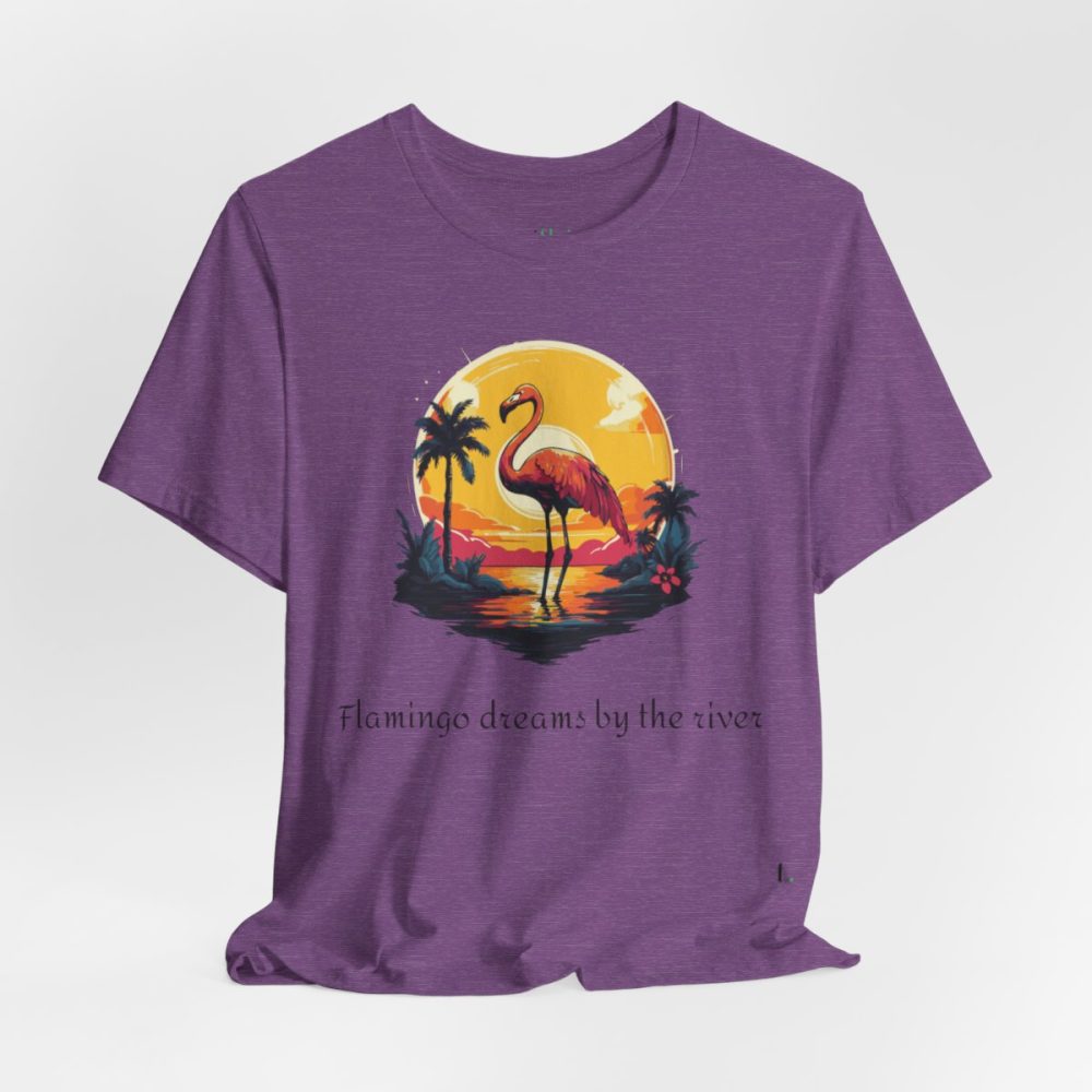 Flamingo Sunset – Unisex T-shirt