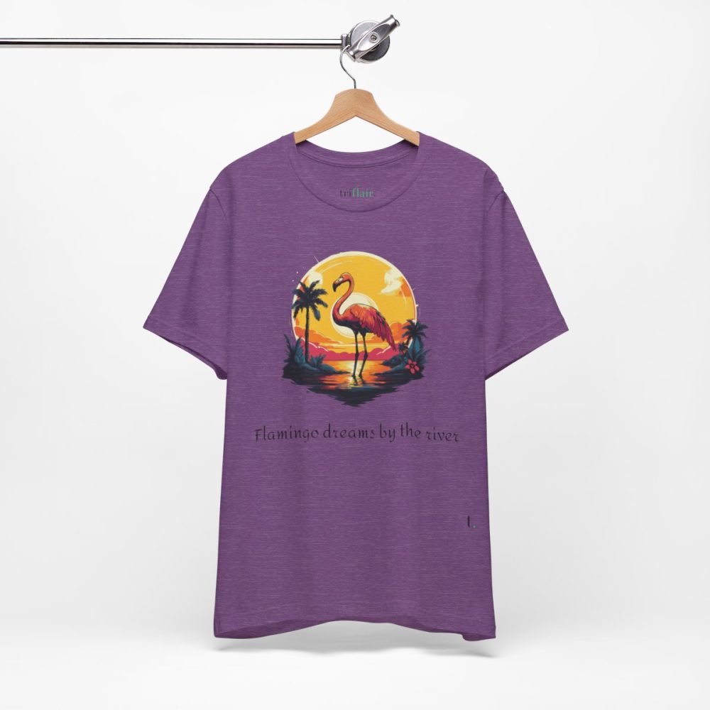 Flamingo Sunset – Unisex T-shirt