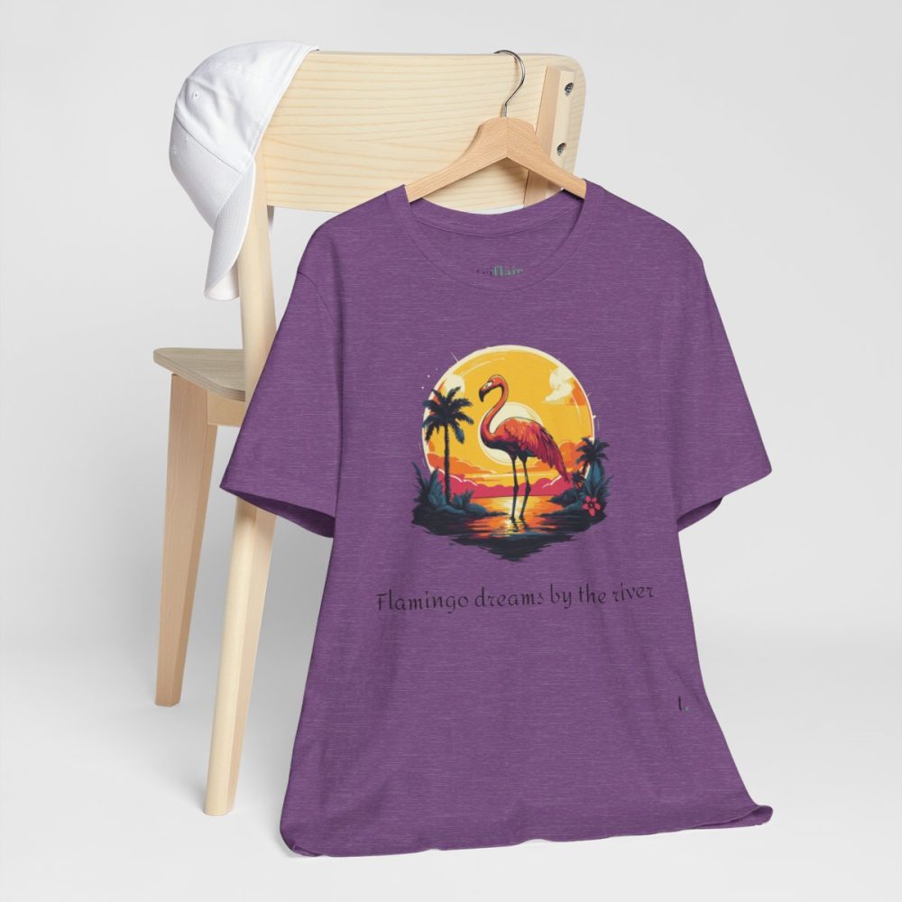 Flamingo Sunset – Unisex T-shirt