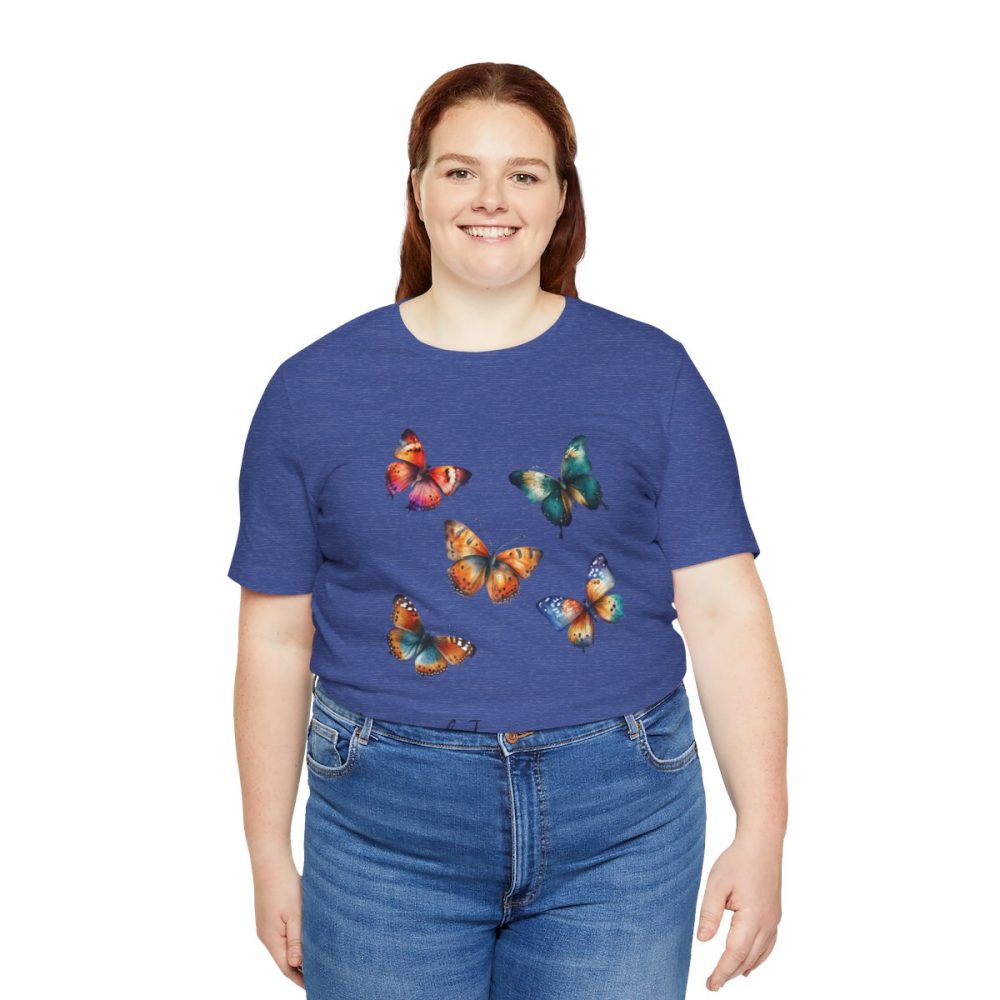 Colorful Watercolor Butterflies – Unisex T-shirt