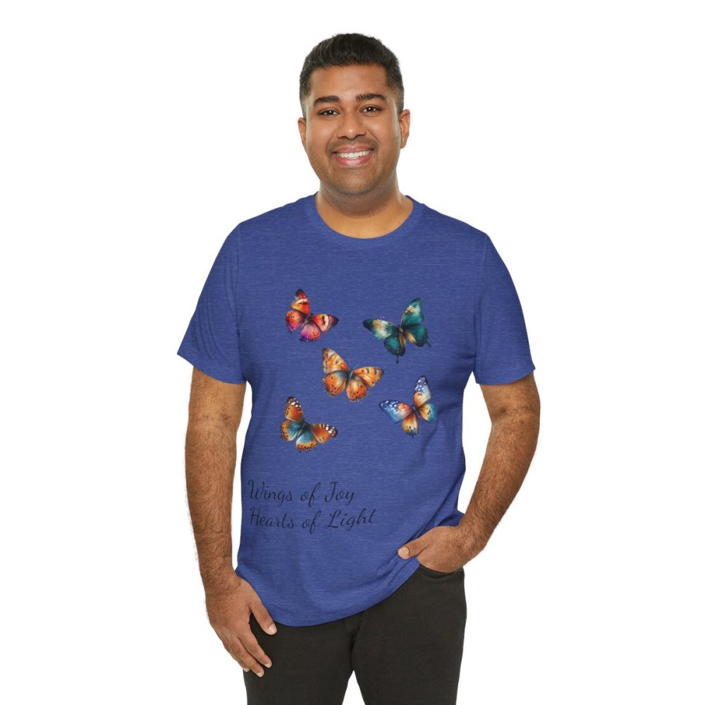 Colorful Watercolor Butterflies – Unisex T-shirt