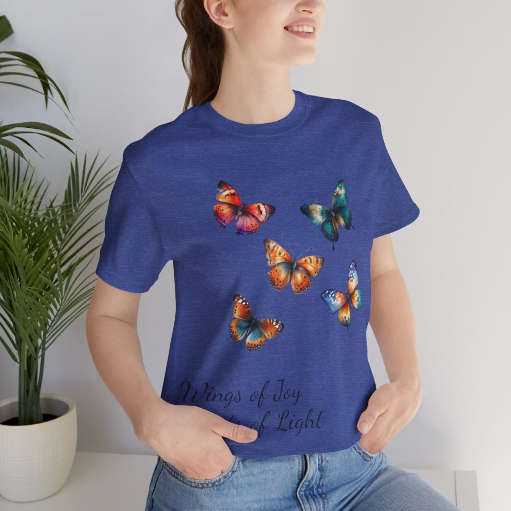 Colorful Watercolor Butterflies – Unisex T-shirt