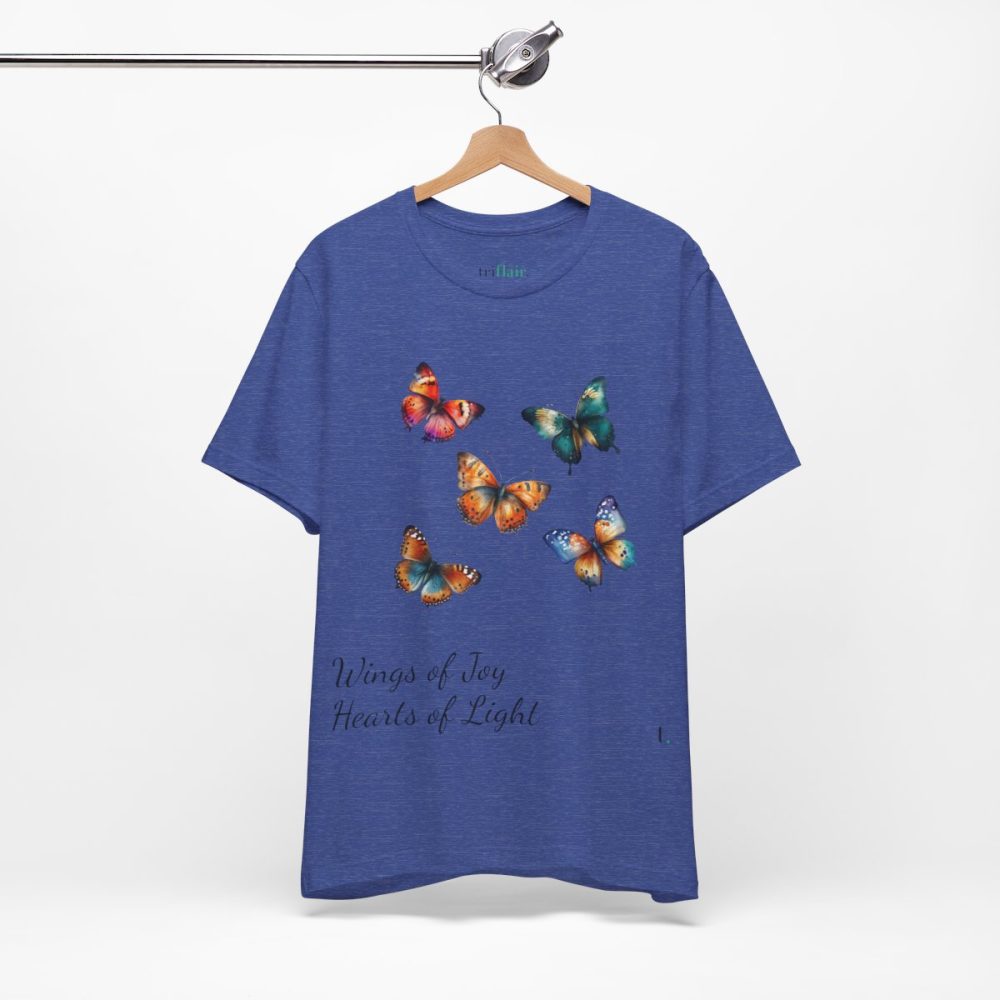 Colorful Watercolor Butterflies – Unisex T-shirt