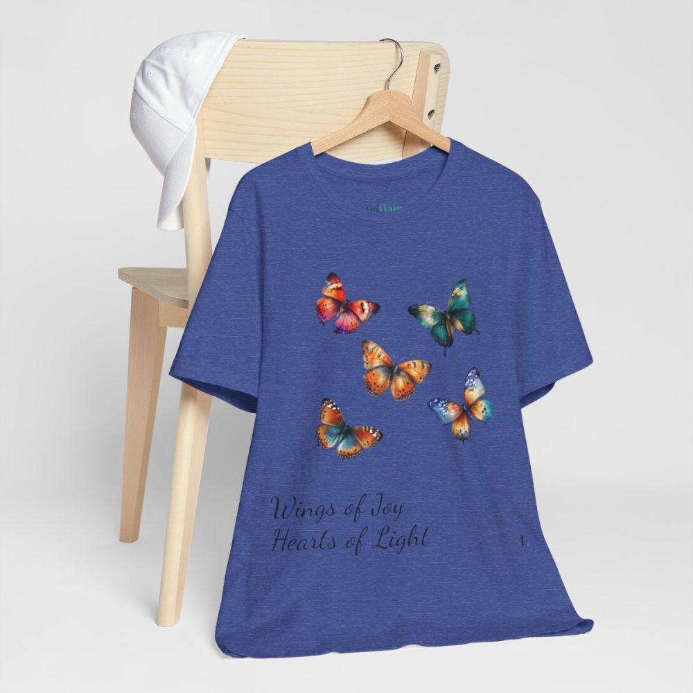 Colorful Watercolor Butterflies – Unisex T-shirt