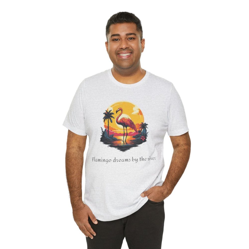 Flamingo Sunset – Unisex T-shirt