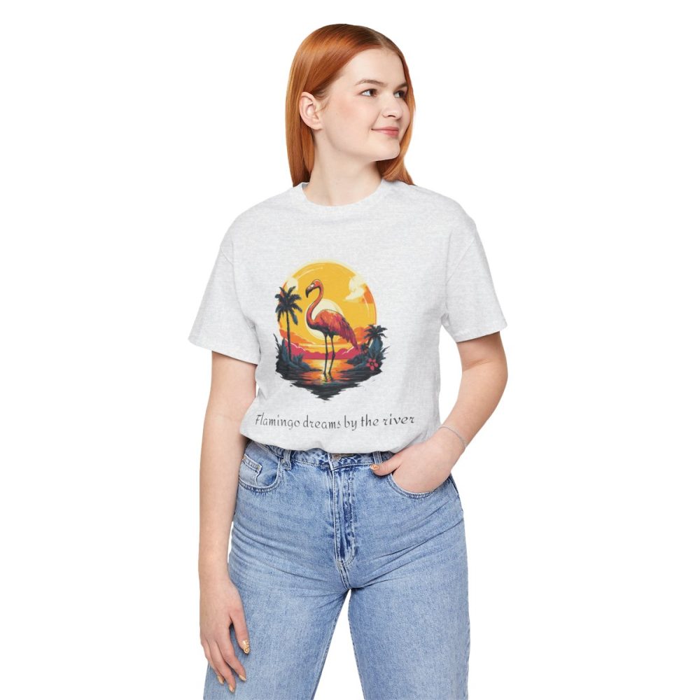 Flamingo Sunset – Unisex T-shirt