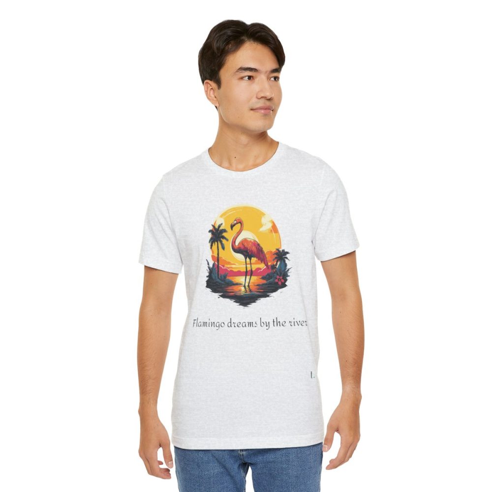 Flamingo Sunset – Unisex T-shirt