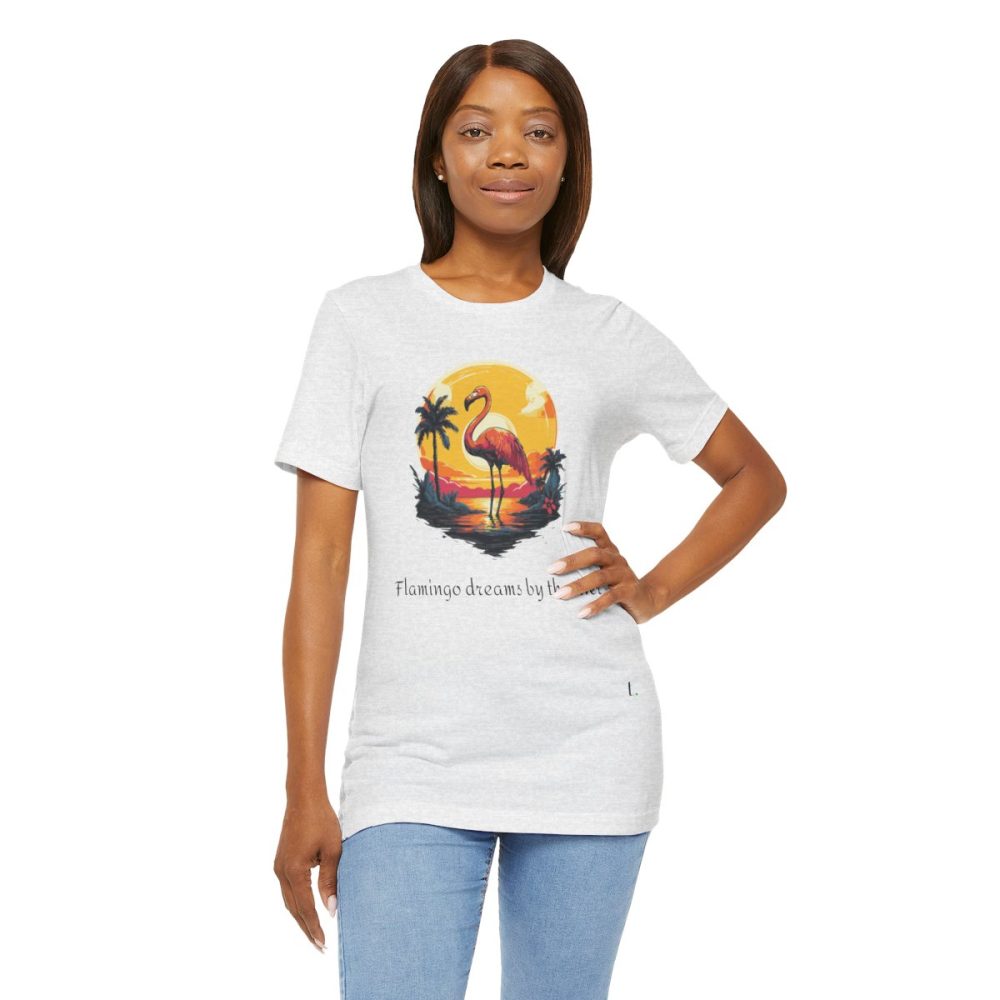 Flamingo Sunset – Unisex T-shirt