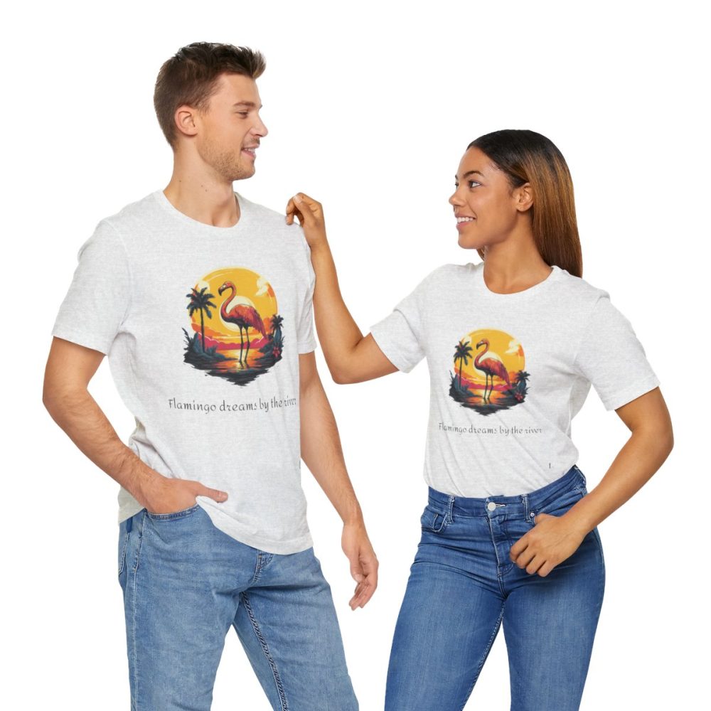 Flamingo Sunset – Unisex T-shirt