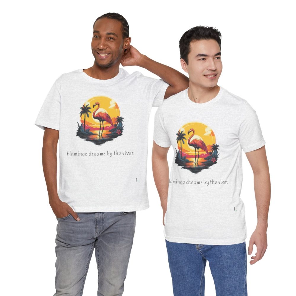 Flamingo Sunset – Unisex T-shirt