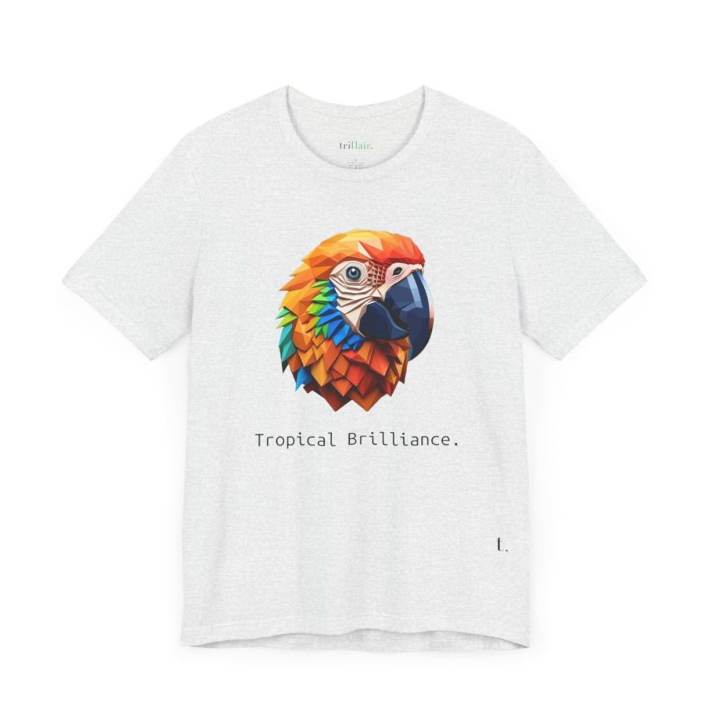 Tropical Brilliance – Colorful Parrot Unisex T-shirt