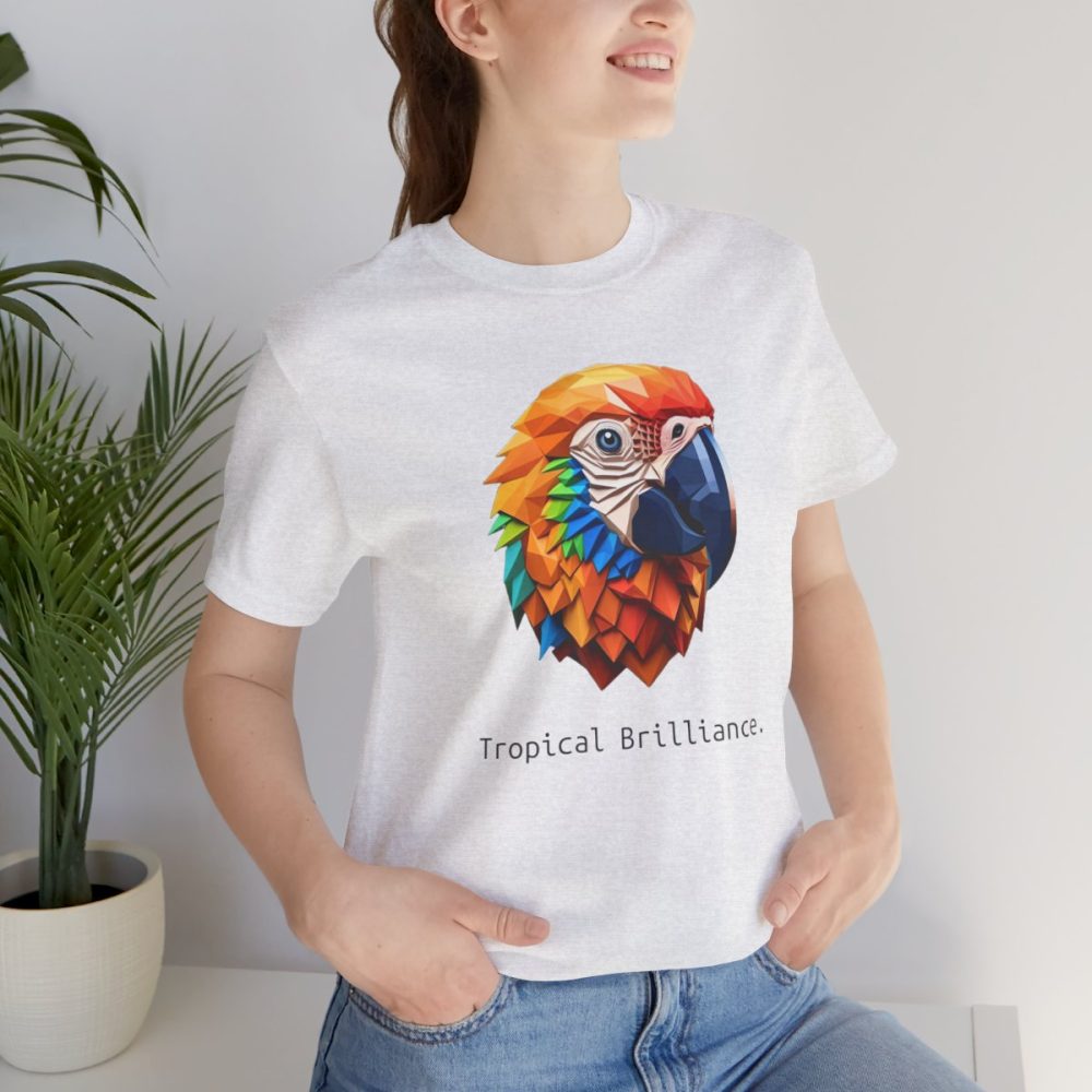 Tropical Brilliance – Colorful Parrot Unisex T-shirt