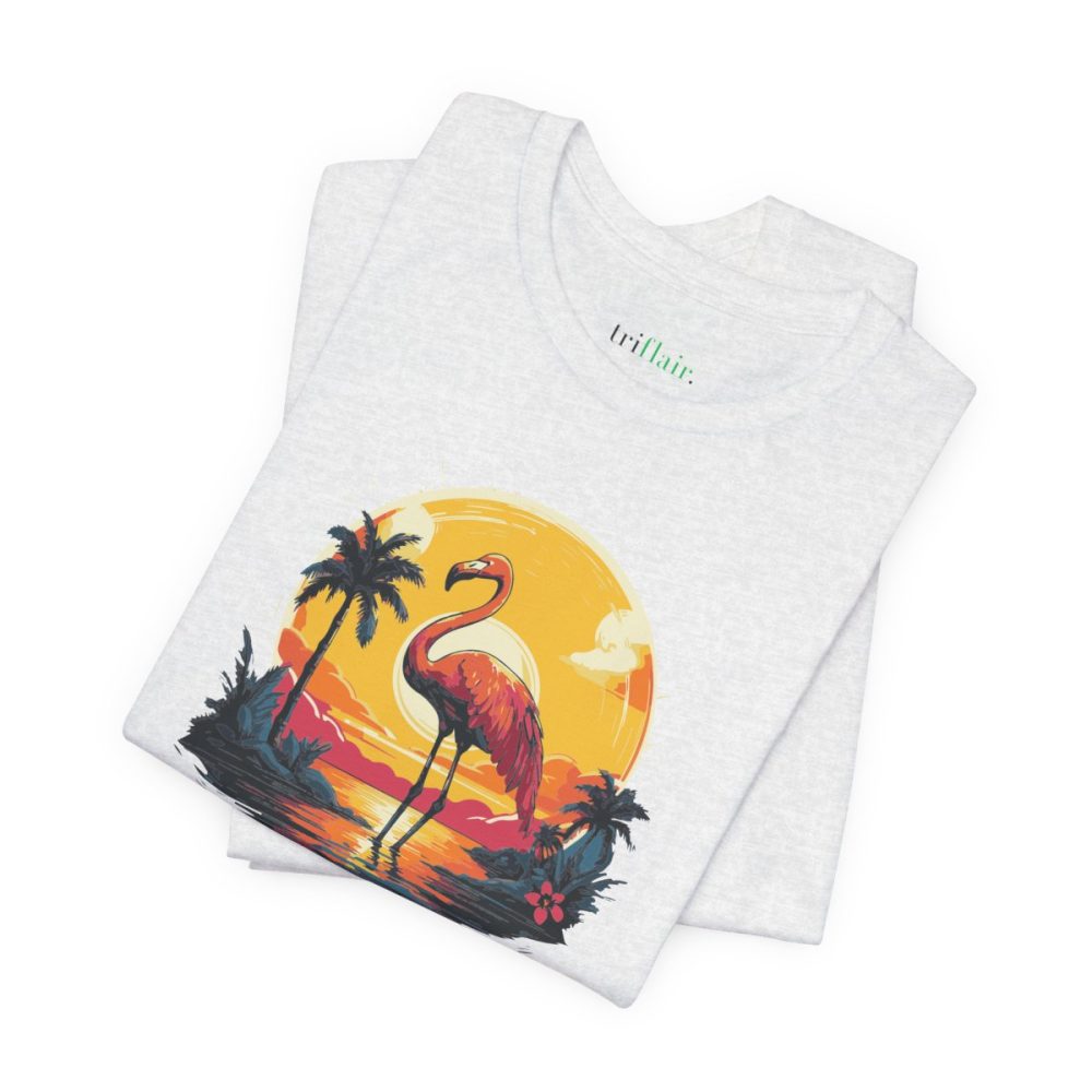 Flamingo Sunset – Unisex T-shirt