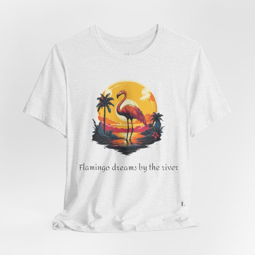 Flamingo Sunset – Unisex T-shirt