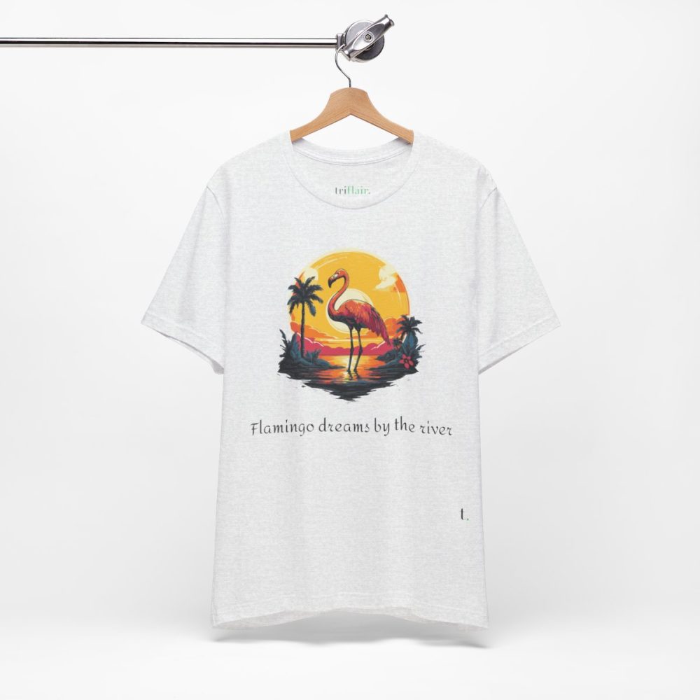 Flamingo Sunset – Unisex T-shirt