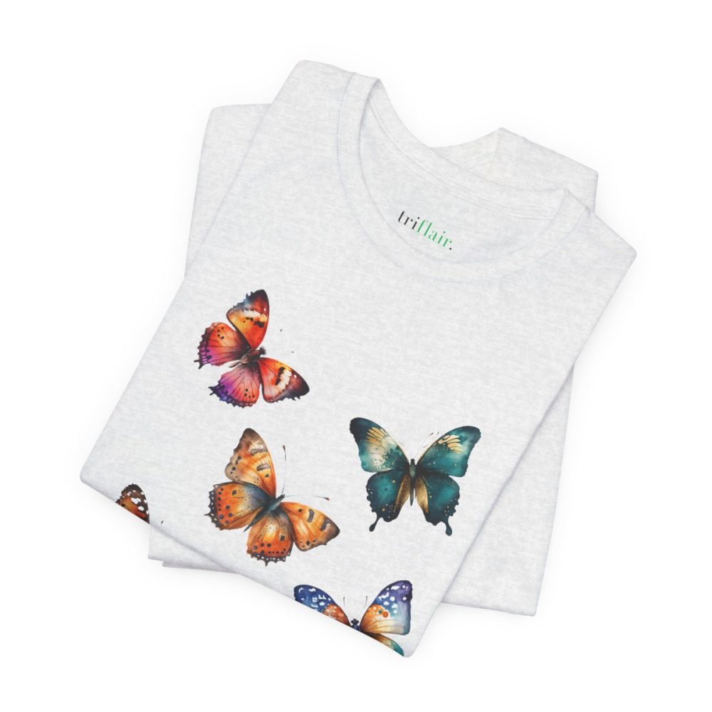 Colorful Watercolor Butterflies – Unisex T-shirt