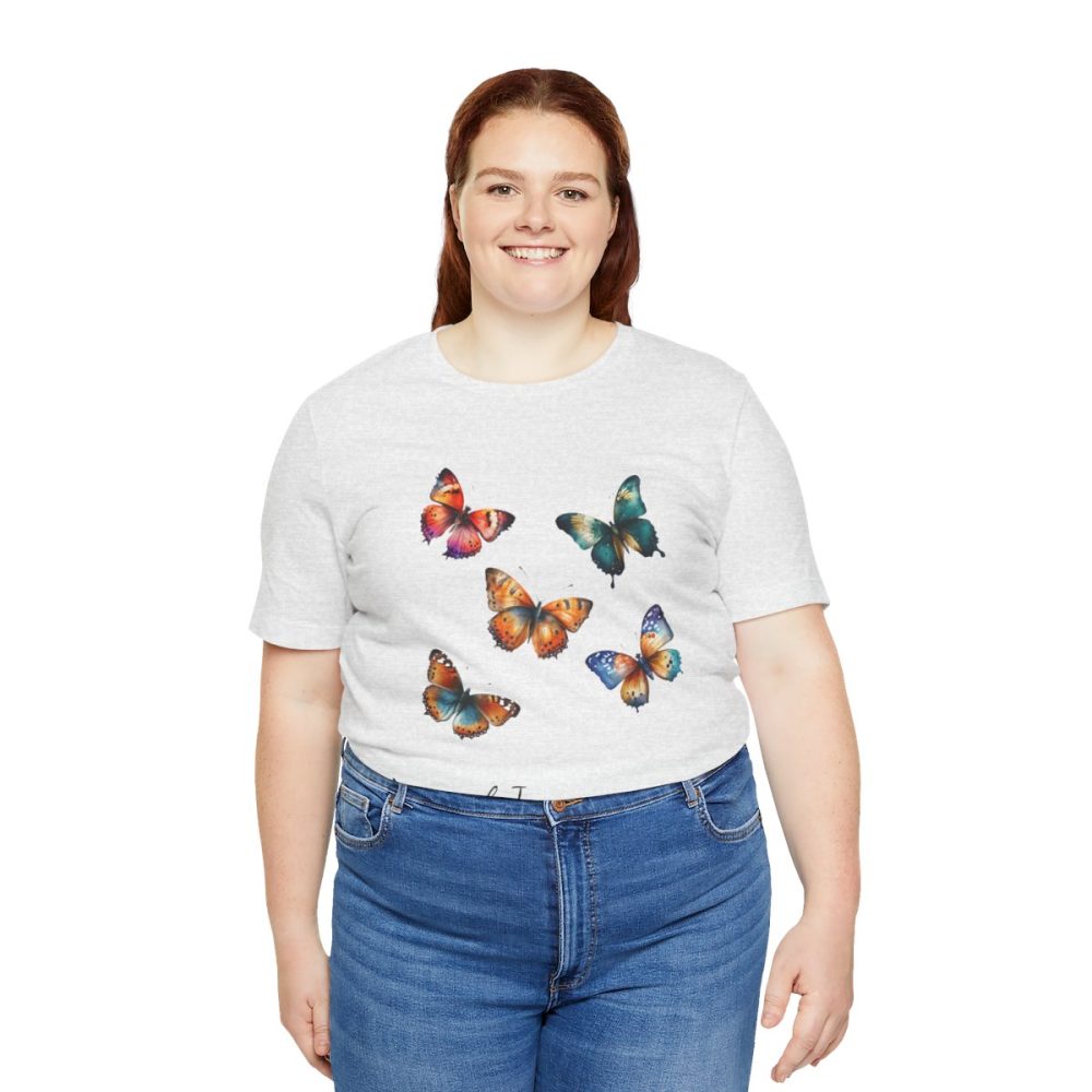 Colorful Watercolor Butterflies – Unisex T-shirt