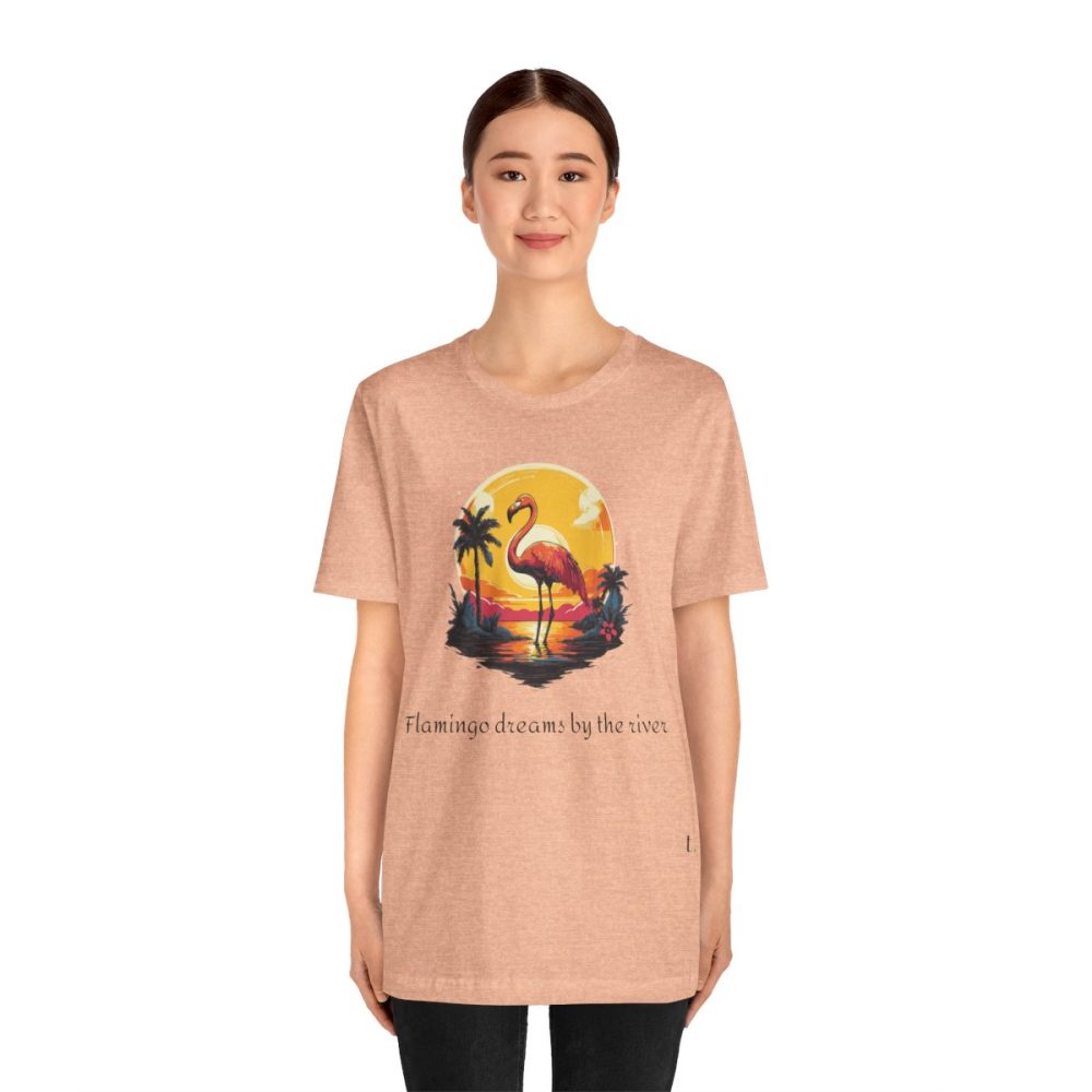 Flamingo Sunset – Unisex T-shirt