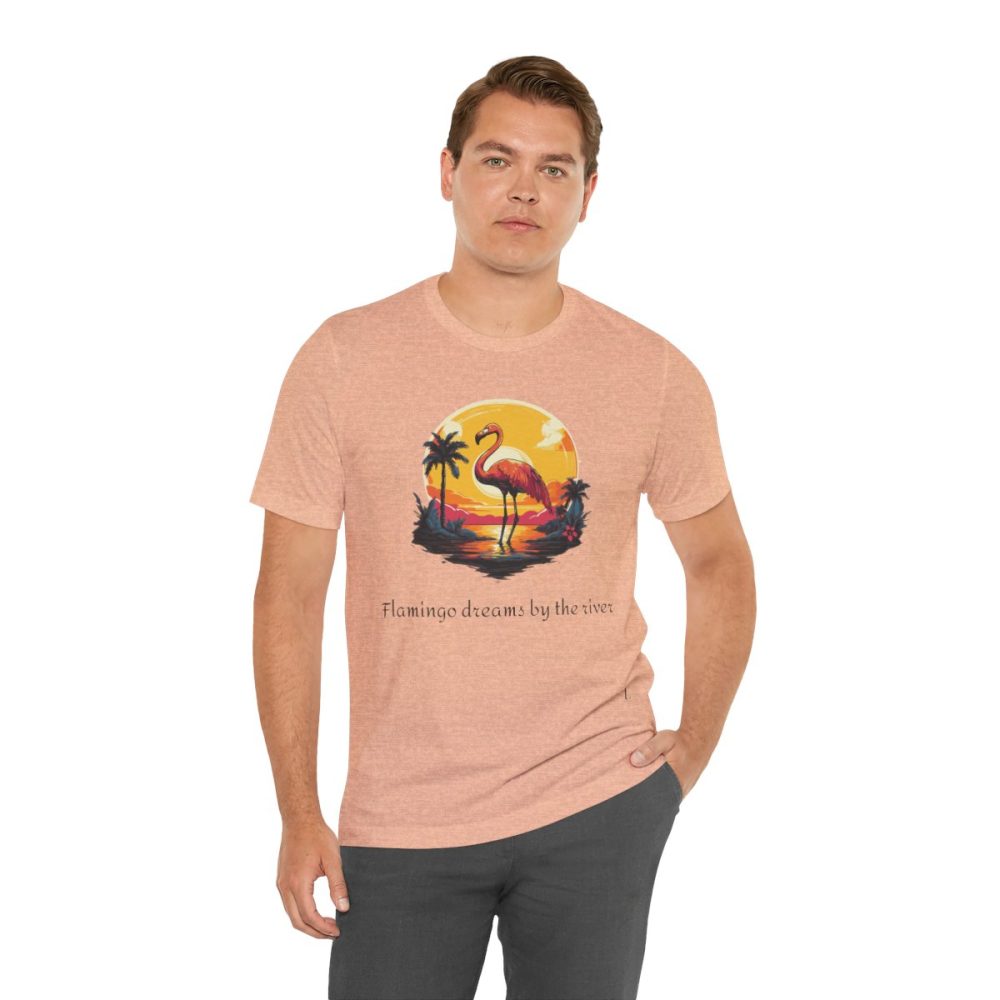 Flamingo Sunset – Unisex T-shirt