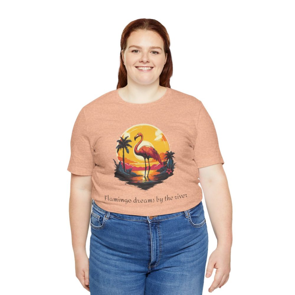 Flamingo Sunset – Unisex T-shirt