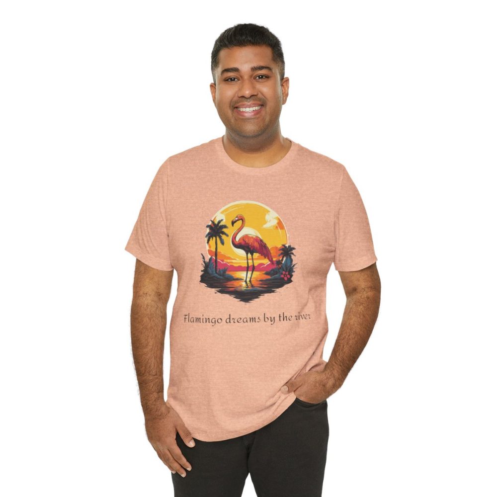 Flamingo Sunset – Unisex T-shirt