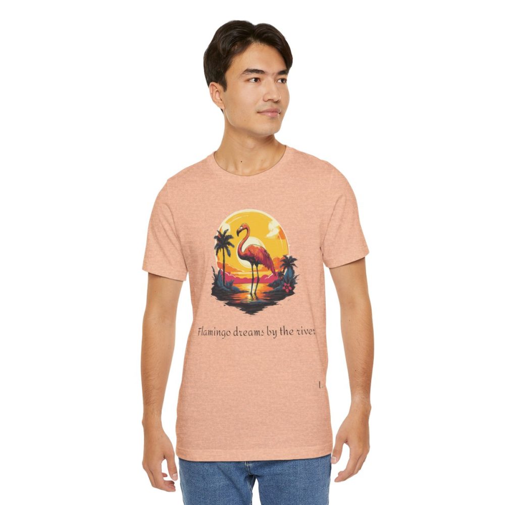 Flamingo Sunset – Unisex T-shirt